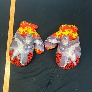 DC Comics Orange Boxing Glove with Black Batman Emblem